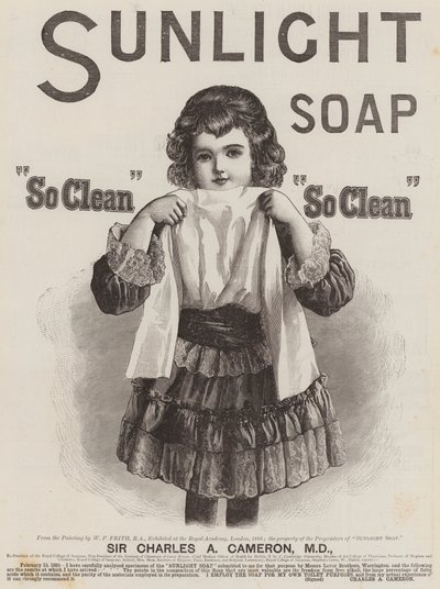 Publicité, Sunlight Soap - William Powell Frith